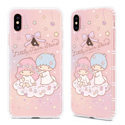 GARMMA Hello Kitty & My Melody & Little Twin Stars Bling Diamonds Air Cushion Soft Back Cover Case