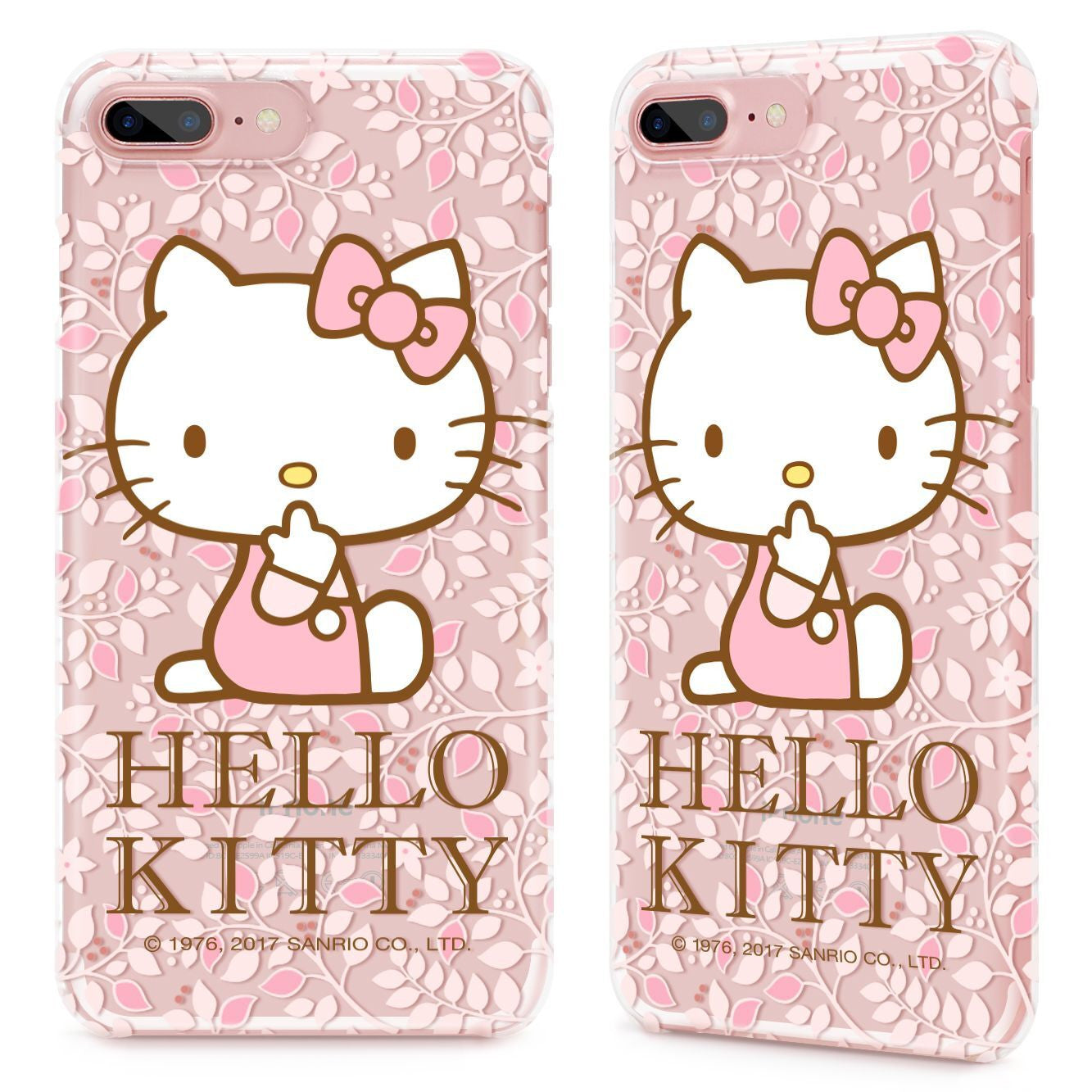 GARMMA Hello Kitty Slim Transparent PC Hard Back Cover Case for Apple iPhone 8 Plus/8/7 Plus/7