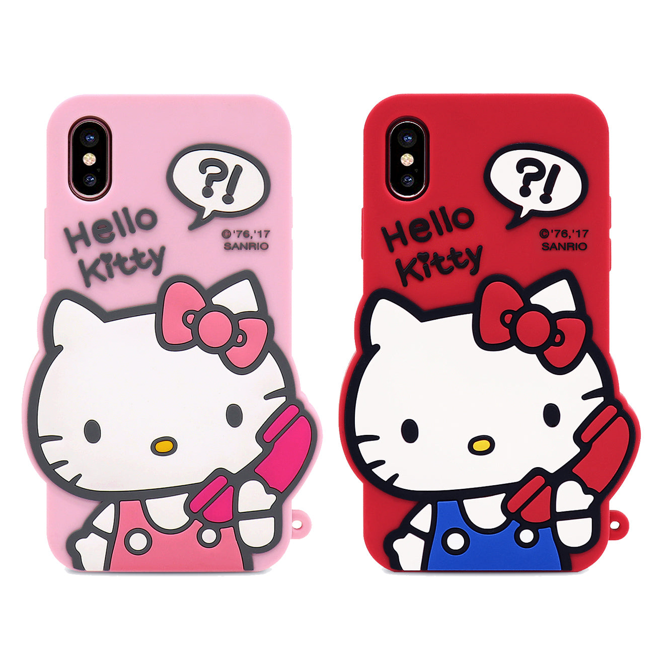 GARMMA Hello Kitty Shockproof Silicone Back Cover Case for Apple iPhone