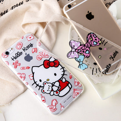 X-Doria Hello Kitty Transparent TPU Soft Cover Case for Apple iPhone 6S/6