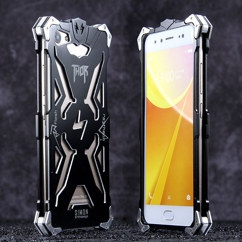 SIMON THOR Aviation Aluminum Alloy Shockproof Armor Metal Case Cover