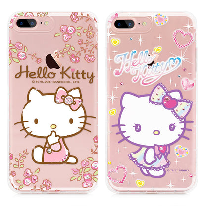 GARMMA Hello Kitty & My Melody & Little Twin Stars Bling Crystal Diamonds Soft Back Cover Case