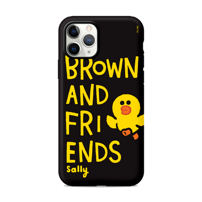 Line Friends Dual Layer TPU+PC Shockproof Guard Up Case Cover