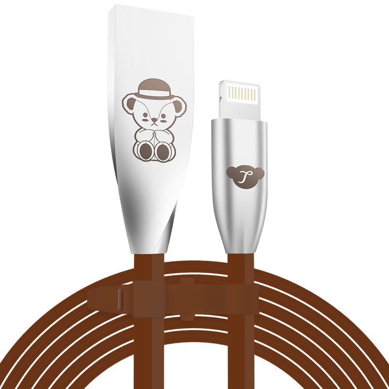 Teddy Bear Zinc Alloy Connector Type-C Charging Cable
