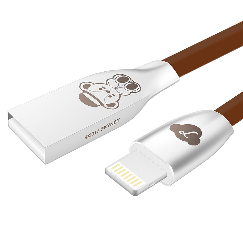 Teddy Bear Zinc Alloy Connector Type-C Charging Cable