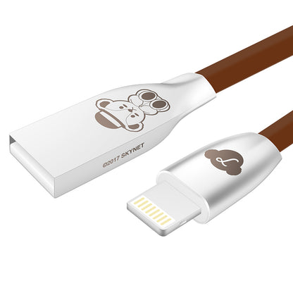 Teddy Bear Zinc Alloy Connector Type-C Charging Cable