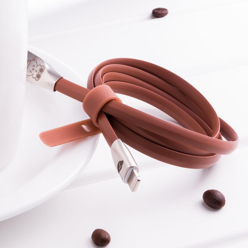 Teddy Bear Zinc Alloy Connector Type-C Charging Cable