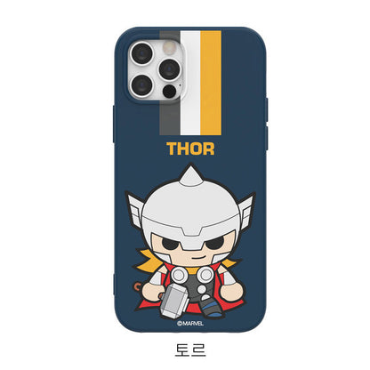 Marvel Mini Heroes Liquid Silicone Soft Case Cover