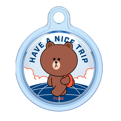 Line Friends Apple AirTag Clear Case