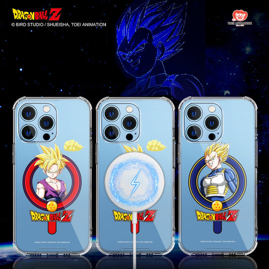 UKA Dragon Ball Z Anti-fall Clear PC+TPU Magnetic MagSafe Case Cover