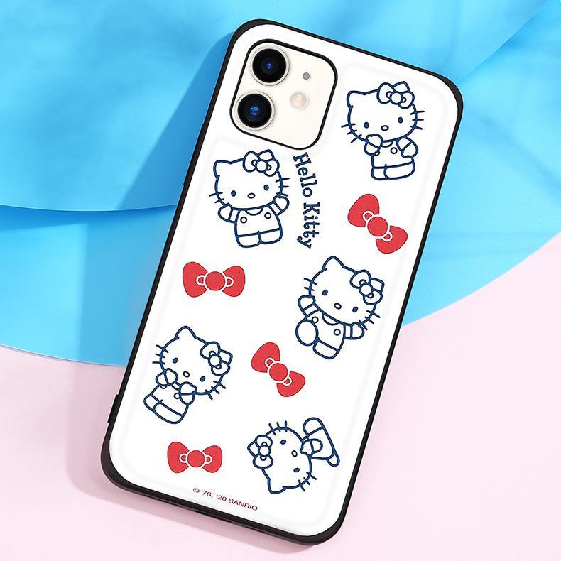 UKA Hello Kitty Skin Feel TPU+Leather Back Case Cover - Armor King Case