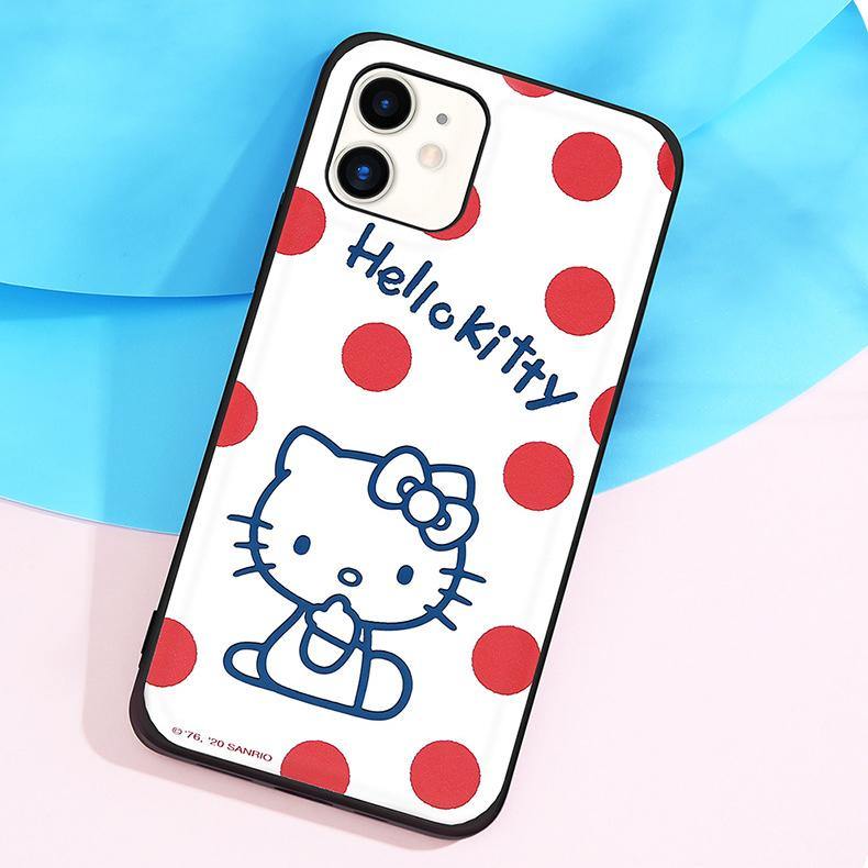 UKA Hello Kitty Skin Feel TPU+Leather Back Case Cover - Armor King Case