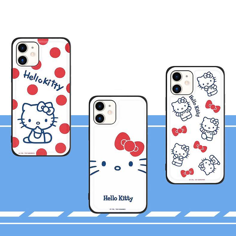 UKA Hello Kitty Skin Feel TPU+Leather Back Case Cover - Armor King Case