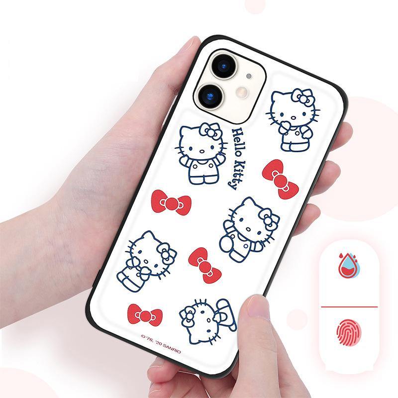 UKA Hello Kitty Skin Feel TPU+Leather Back Case Cover - Armor King Case