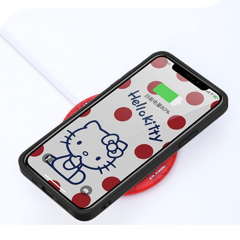 UKA Hello Kitty Skin Feel TPU+Leather Back Case Cover - Armor King Case