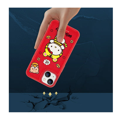 UKA Hello Kitty Tiger CNY Premium Leather Back Case Cover