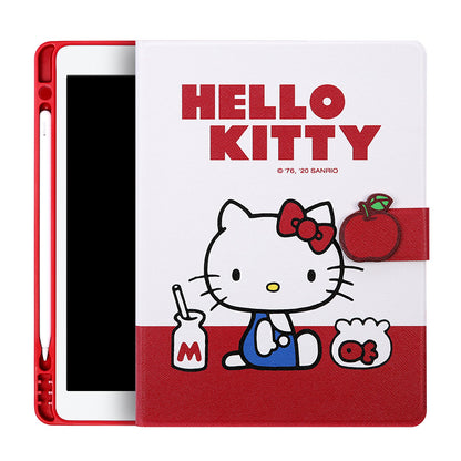 UKA Sanrio Characters Auto Sleep Folio Stand Leather Case with Pen Tray for Apple iPad