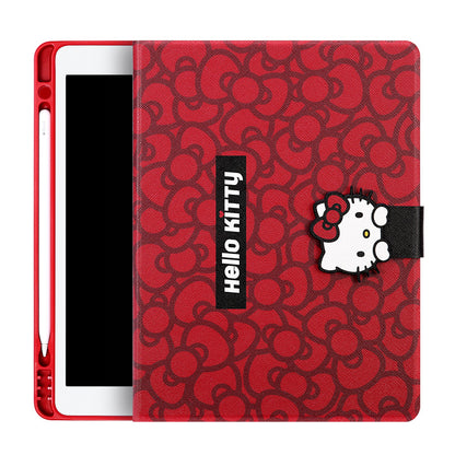 UKA Sanrio Characters Auto Sleep Folio Stand Leather Case with Pen Tray for Apple iPad