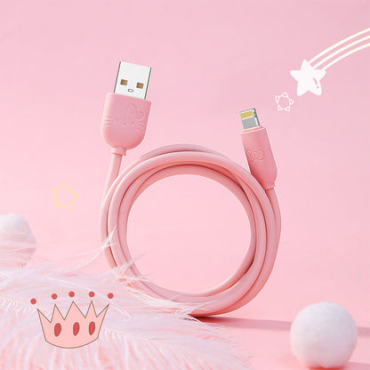 UKA Hello Kitty 1.2M 5V/2.4A Apple Lightning Cable