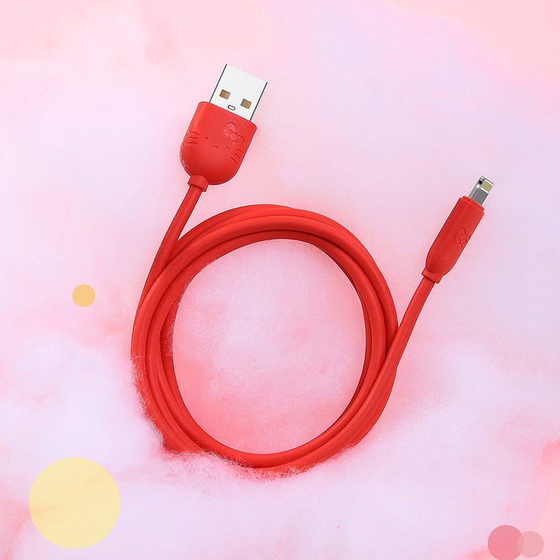 UKA Hello Kitty 1.2M 5V/2.4A Apple Lightning Cable