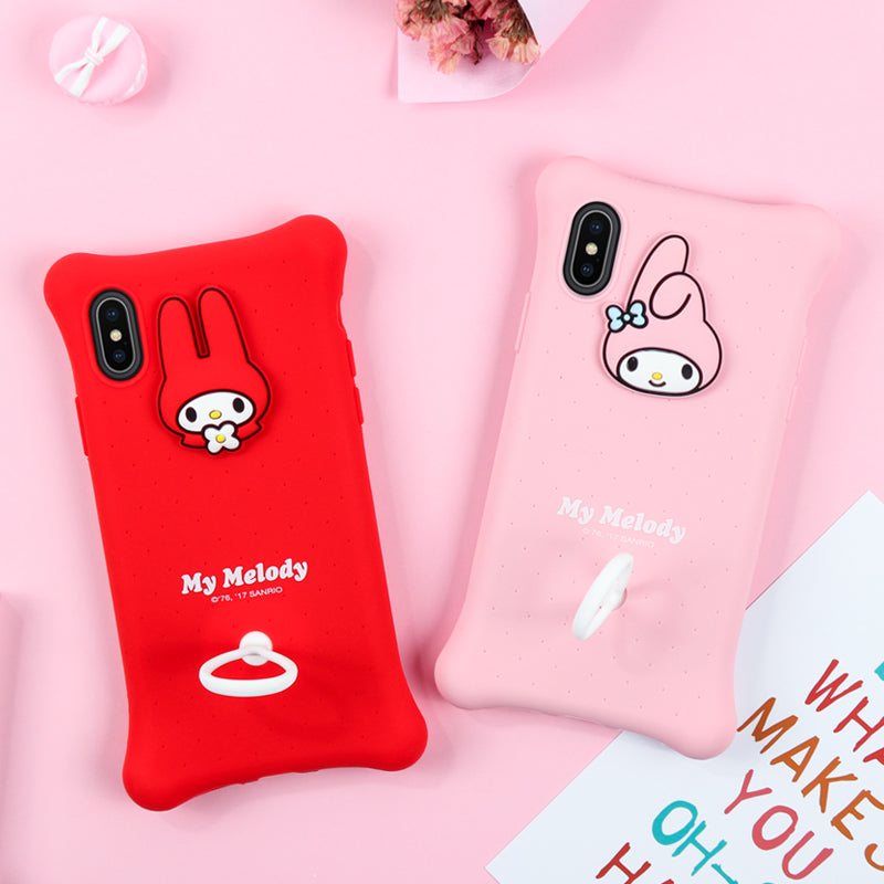 X-Doria Hello Kitty & My Melody Air Cushion Shockproof Silicone Case Cover for Apple iPhone XS/X
