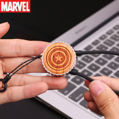 X-Doria Marvel Avengers Wood Bezel Apple Lighting Cable