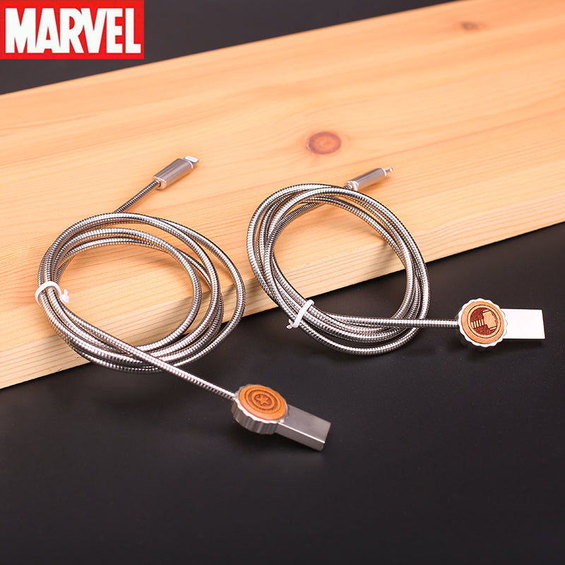 X-Doria Marvel Avengers Wood Bezel Apple Lighting Cable