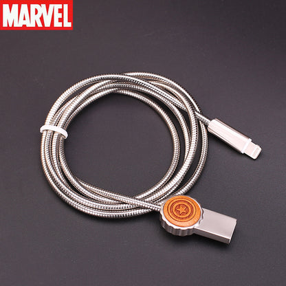 X-Doria Marvel Avengers Wood Bezel Apple Lighting Cable