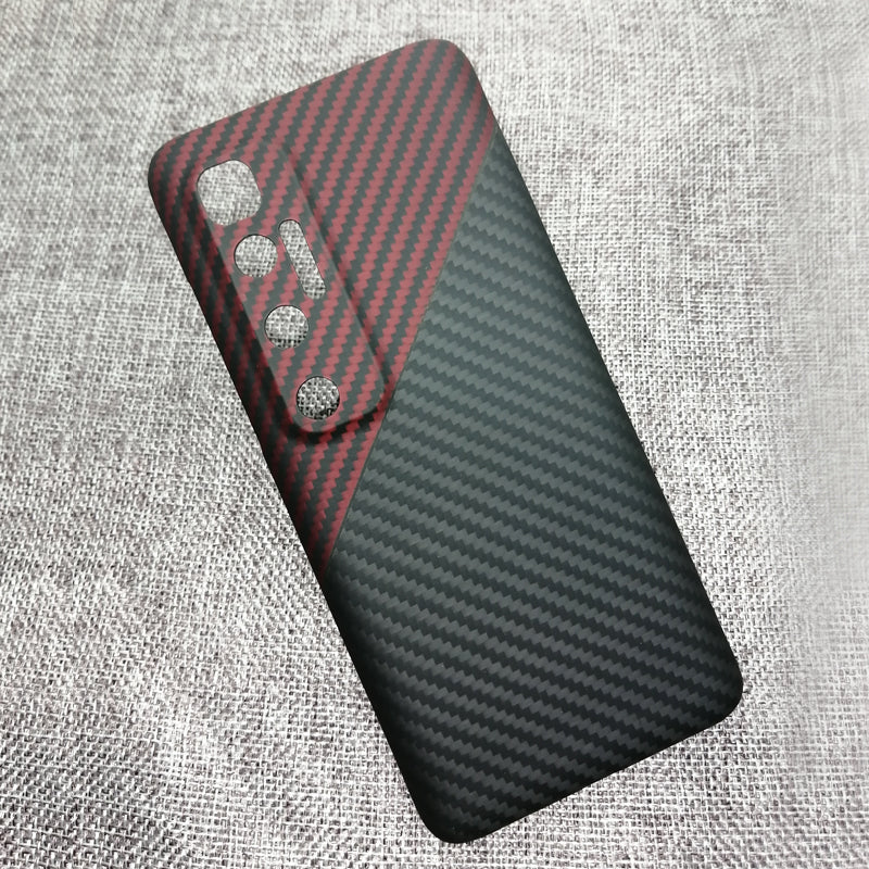 Oatsbasf Luxury Pure Carbon Fiber Case for Xiaomi Smartphones