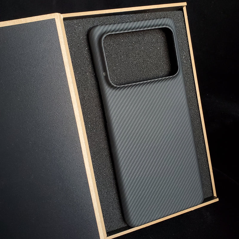 Oatsbasf Luxury Pure Carbon Fiber Case for Xiaomi Smartphones