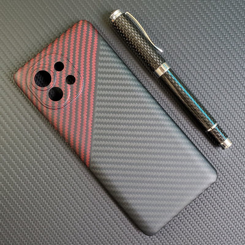 Oatsbasf Luxury Pure Carbon Fiber Case for Xiaomi Smartphones