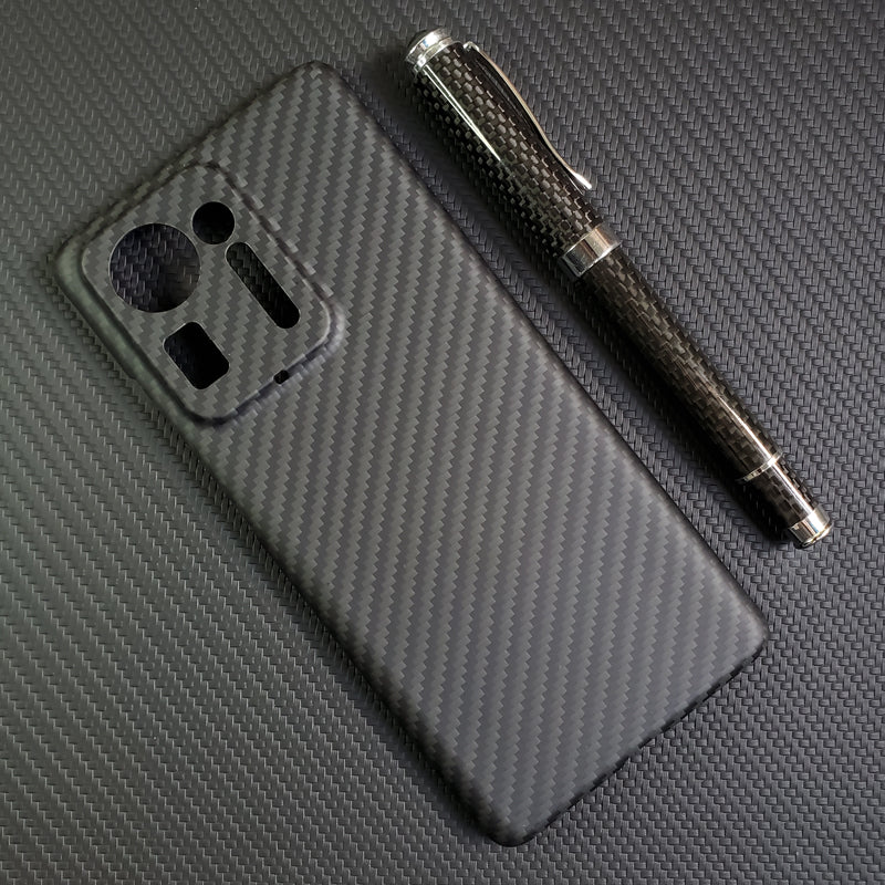 Oatsbasf Luxury Pure Carbon Fiber Case for Xiaomi Smartphones