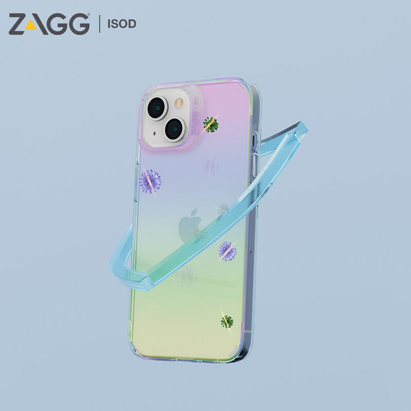 ZAGG Iridescent Anti-microbial D3O Ultimate Impact Protection Case Cover