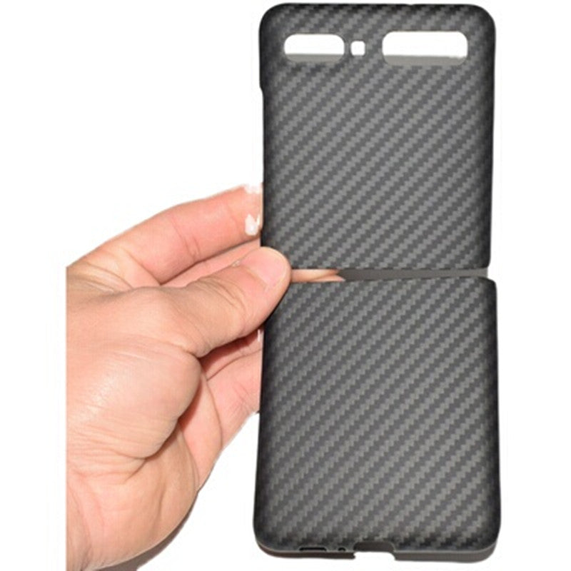 Oatsbasf Luxury Pure Carbon Fiber Case for Samsung Foldable Smartphones