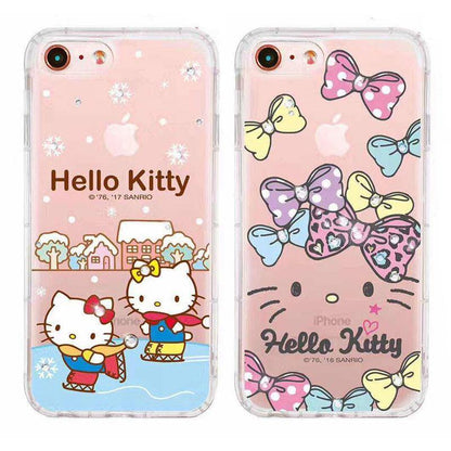 apbs Hello Kitty & My Melody & Little Twin Stars Air Cushion Diamonds TPU Cover Case - Armor King Case