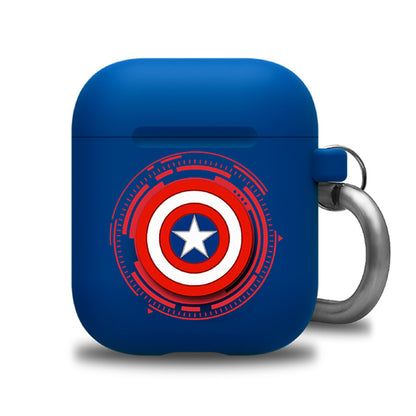 ASCAR Marvel Avengers Apple AirPods 2&1 Silicone Hang Case with Portable Holder