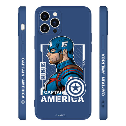 UKA Mavel Avengers Side Print Liquid Silicone Case Cover