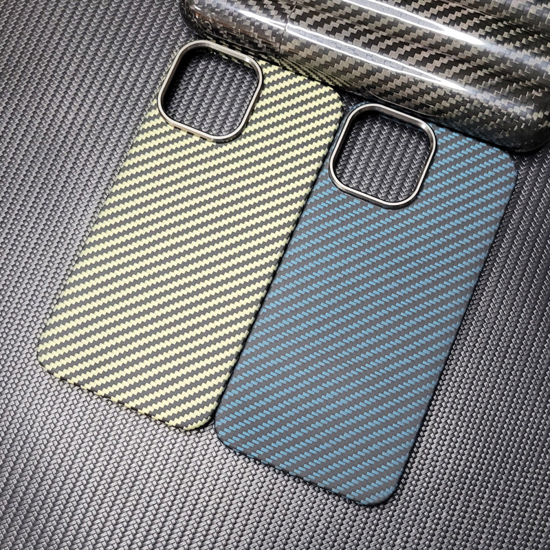 Oatsbasf Luxury Pure Carbon Fiber Case for Apple iPhone 13 series