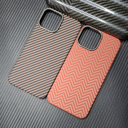 Oatsbasf Luxury Pure Carbon Fiber Case for Apple iPhone 13 series