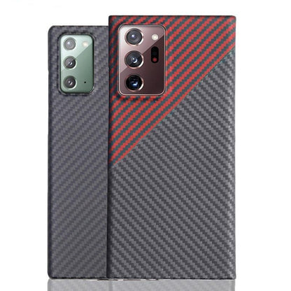 Oatsbasf Luxury Pure Carbon Fiber Case for Samsung Galaxy Note Series Smartphones