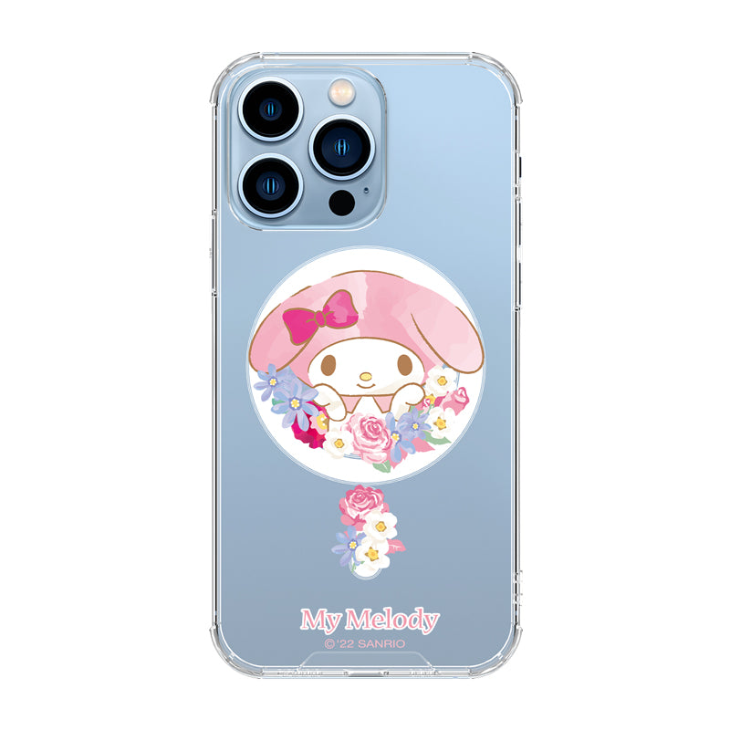 UKA Sanrio Characters Anti-fall Clear PC+TPU Magnetic MagSafe Case Cover