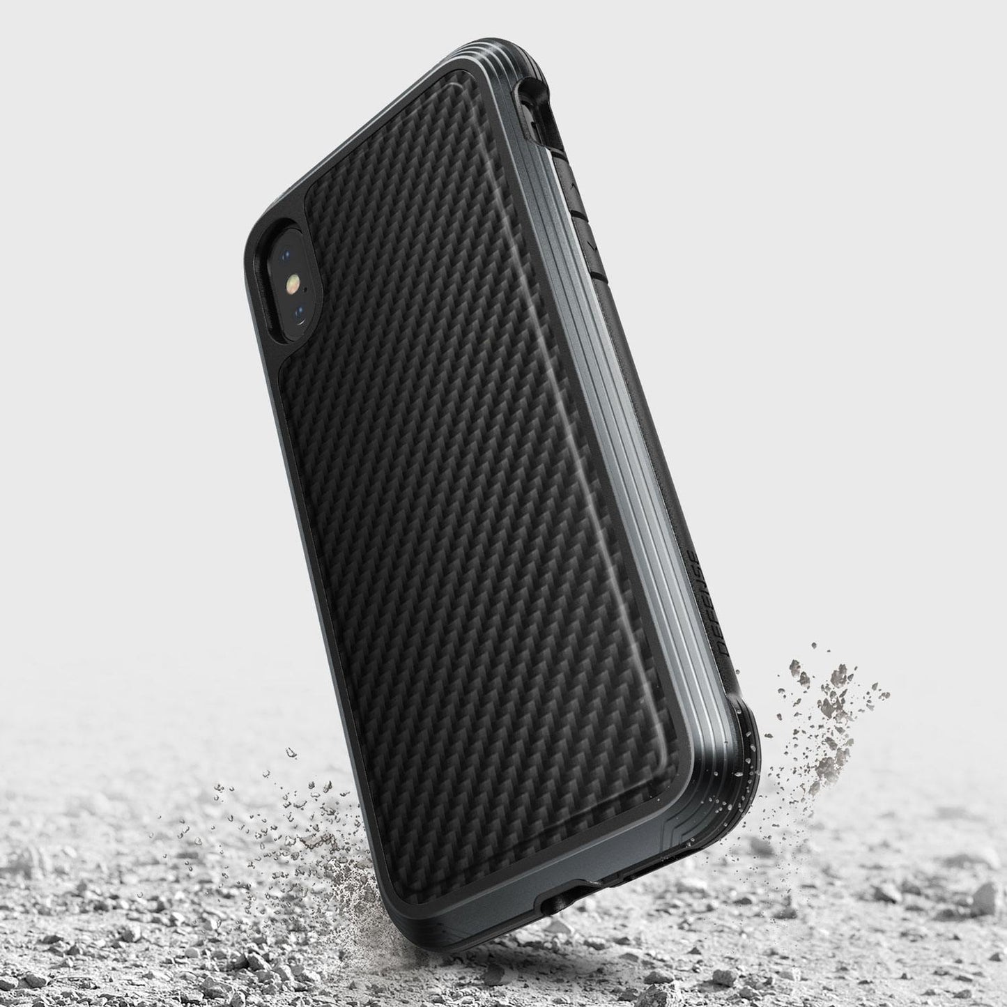 X-Doria Defense Lux Case Cover for Apple iPhone XS Max - Black Carbon Fiber - Armor King Case