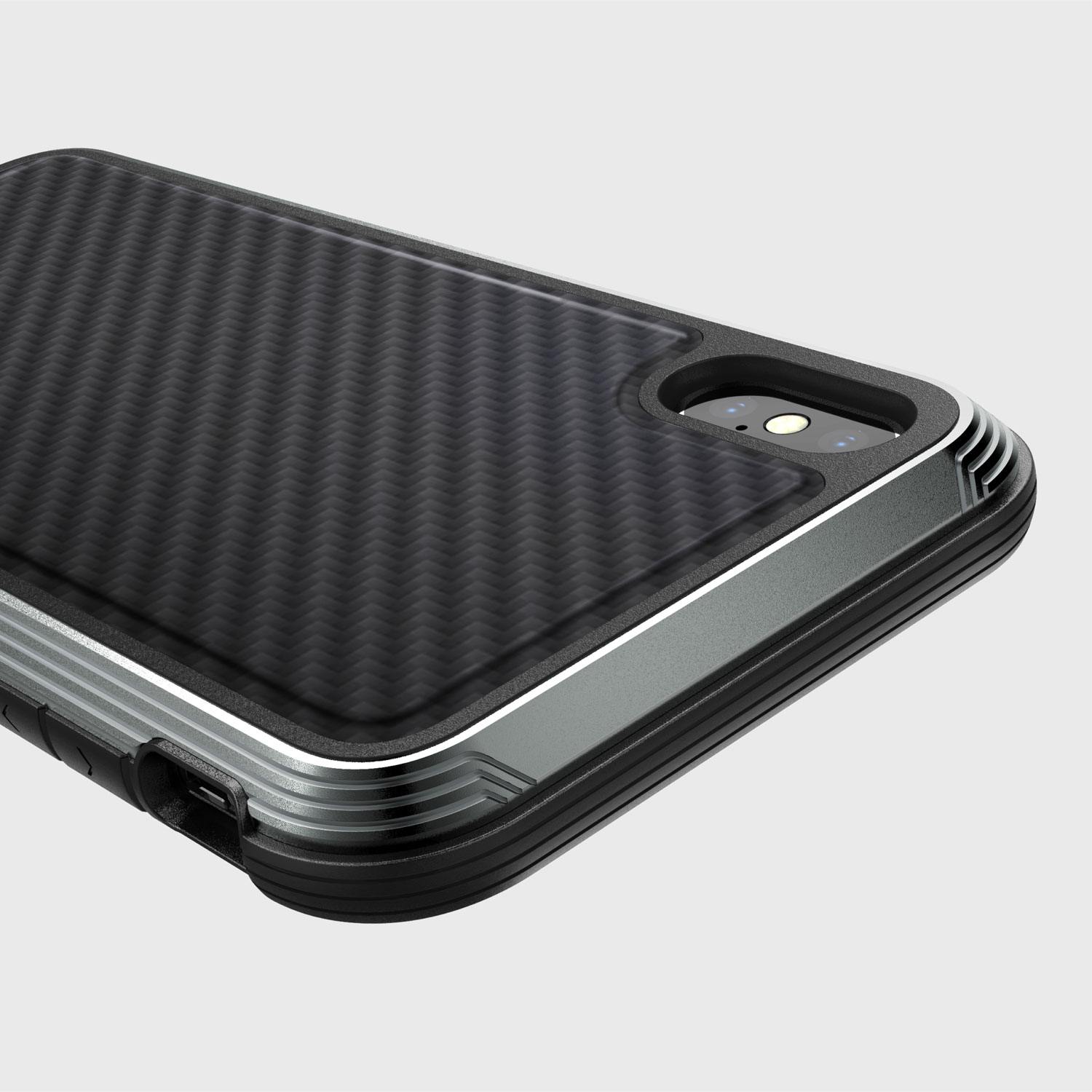 X-Doria Defense Lux Case Cover for Apple iPhone XS Max - Black Carbon Fiber - Armor King Case