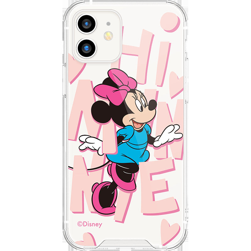 UKA Disney Shockproof Air Cushion TPU+PC Clear Back Case Cover