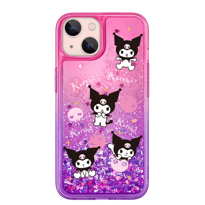 UKA Sanrio Characters Air Cushion Glitter Quicksand Back Case Cover