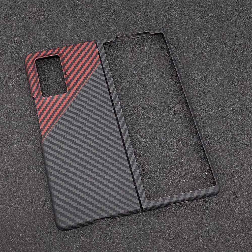 Oatsbasf Luxury Pure Carbon Fiber Case for Samsung Foldable Smartphones