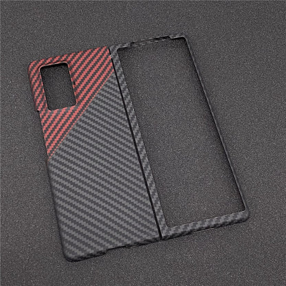 Oatsbasf Luxury Pure Carbon Fiber Case for Samsung Foldable Smartphones