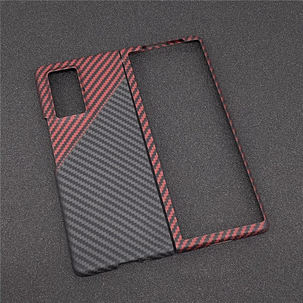 Oatsbasf Luxury Pure Carbon Fiber Case for Samsung Foldable Smartphones