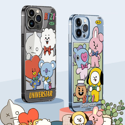 GARMMA BT21 Vintage Edition Air Cushion TPU+PC Back Case Cover