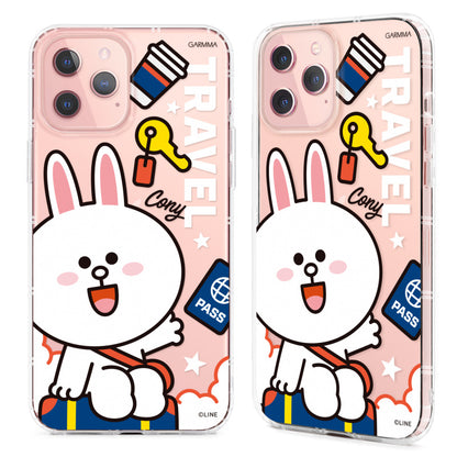 GARMMA Line Friends Travel Air Cushion Soft Back Case Cover